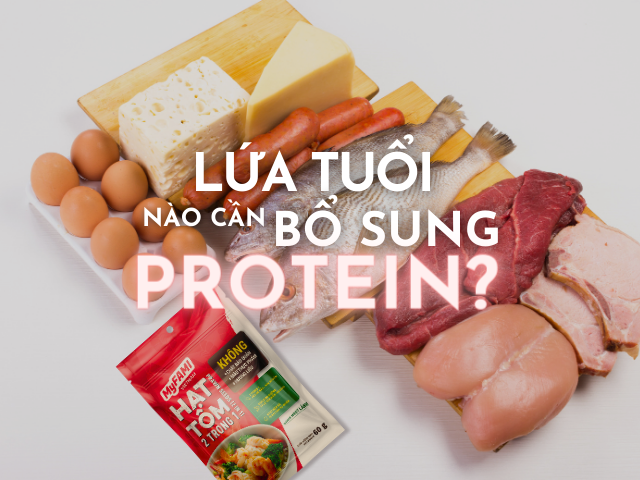 LỨA TUỔI NÀO CẦN BỔ SUNG PROTEIN